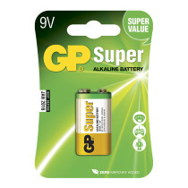 Pile 9V 6LF22/6LR61/6LP3146/MN1604 Super alcaline GPBM