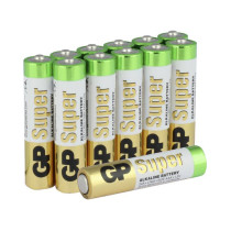 Lot de 12 piles 1.5V AAA Super alcaline GPBM