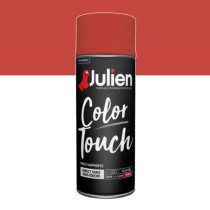 Peinture aérosol multi-supports rouge feu brillant Julien 400ml