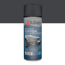 Peinture aérosol plastiques gris mat Julien 400ml