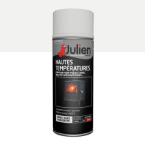 Peinture aérosol haute température blanc brillant Julien 400ml