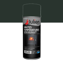 Peinture aérosol haute température gris fonte métal Julien 400ml