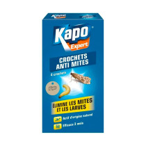 4 crochets anti-mites et larves Kapo