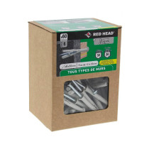 Boite 60 chevilles tous supports Frapex M Ø6 x 50mm Red Head