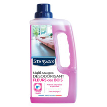 Nettoyant désodorisant longue durée fleur des bois Starwax 1L
