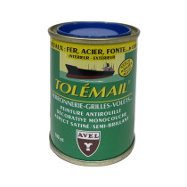 Peinture anti-rouille Tolémail Bleu drapeau Avel 100ml