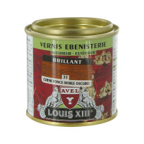 Vernis bois brillant chêne foncé 125ml Louis XIII Avel