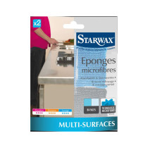 Lot de 2 éponges microfibres Starwax