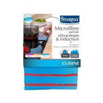 Lavette microfibre spéciale vitrocéramique & induction Starwax