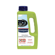 Entretien canalisations avec javel 1L Starwax