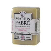 Savonnette à l\'huile d\'olive au beurre de karité églantine Marius Fabre 150g