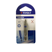 Embout de vissage torsion PZ1 50mm Tivoly