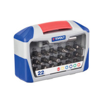 Coffret 22 pcs embouts de vissage standard Tivoly