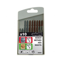 Coffret 10 lames scie sauteuse - Tivoly