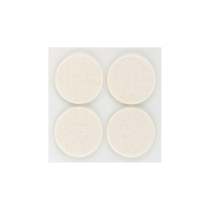 Lot 4 feutres en laine adhésif blanc Ø38mm - Inofix