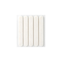 Lot 5 feutres en laine adhésif blanc 3 x 95 x 12mm - Inofix