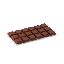 Lot 18 butées de protection amortissantes adhésives en PVC marron - Inofix