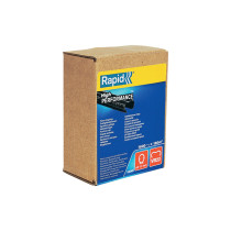 Boite 1600 agrafes de grillage VR22 revetement en plastique noir - Rapid