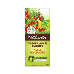 Boite 7 pièges jaunes englués biologique Naturen
