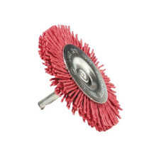 Brosse circulaire en nylon pour perceuse Ø75mm Tivoly