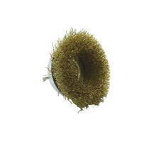 Brosse coupe fil acier en laiton Ø75mm Tivoly