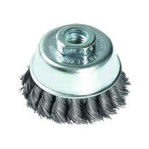 Brosse coupe métal M14 Ø65mm torsadé Tivoly