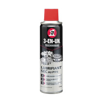 Lubrifiant sec au PTFE 3-EN-UN Technique 250ml