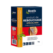 Enduit de rebouchage bois poudre Bostik 1Kg