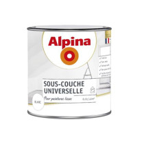 Peinture sous-couche universelle Alpina 0,5L blanc - Fabrication française