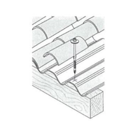 Seau 50 vis autoperceuse 6,5 x 130mm galvanisé à chaud - Viswood