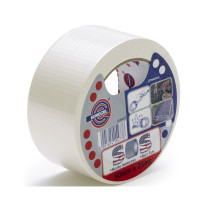 Adhésif toile de réparation extra-fort blanc 50mm x 25m