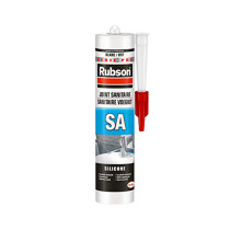 Mastic joint sanitaire silicone blanc SA Rubson 300ml