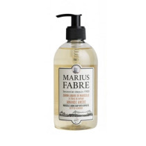 Savon liquide de Marseille à l\'huile de coprah amande amère avec pompe Marius Fabre 400ml