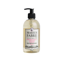 Savon liquide de Marseille à l\'huile de coprah églantine avec pompe Marius Fabre 400ml