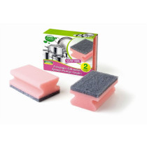 Lot de 2 éponges à récurer protège-ongles