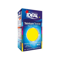 Teinture liquide pour textile jaune Ideal 40ml