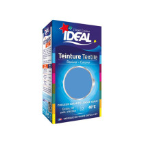 Teinture liquide pour textile bleu jean Ideal 40ml