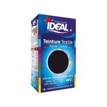 Teinture liquide pour textile noir Ideal 40ml
