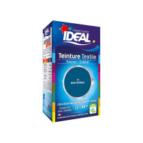 Teinture liquide pour textile bleu pétrole Ideal 40ml