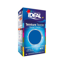 Teinture liquide pour textile bleu roi Ideal 40 ml