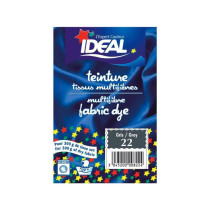 Teinture pour tissus multifibres gris Ideal 15g