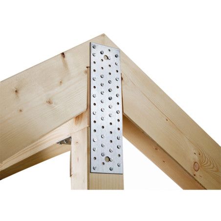 Platine d'assemblage 133 x 55 x 2,5 mm galvanisé - Alberts