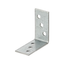Équerre d\'assemblage 40 x 40 x 20 x 2mm galvanisé - Alberts