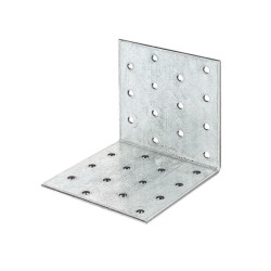 Équerre d'assemblage 80 x 80 x 80 x 2,5mm galvanisé - Alberts