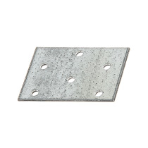 Platine d\'assemblage 60 x 40 x 2mm galvanisé - Alberts
