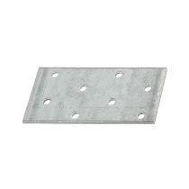 Platine d\'assemblage 80 x 40 x 2mm galvanisé - Alberts