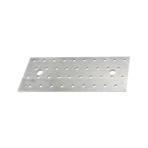 Platine multi-trous 200 x 80 x 2mm galvanisé - Alberts