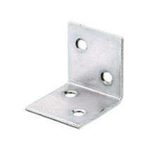 Équerre large côtés égaux 30 x 30 x 30mm galvanisé bichromaté - Alberts