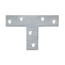 Platine d\'assemblage en T 70 x 50 x 16 x 2mm zingué - Alberts