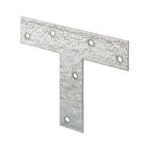 Platine d\'assemblage en T 140 x 110 x 30mm galvanisé - Alberts